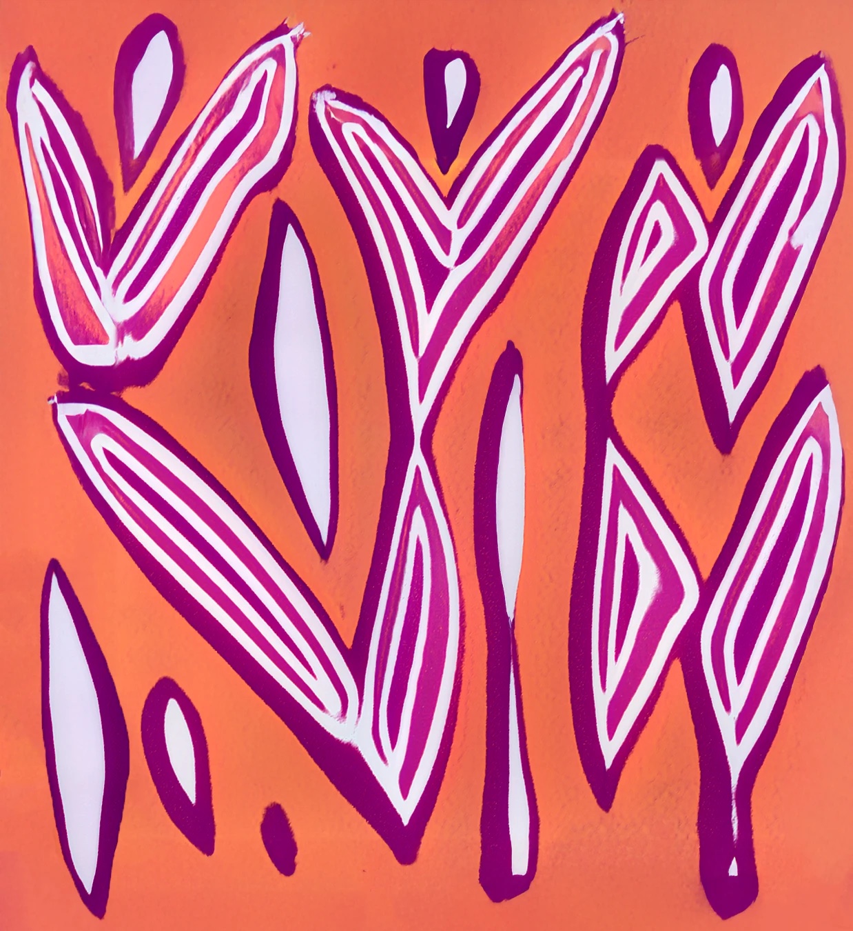 Motif cleaned up in Photoshop